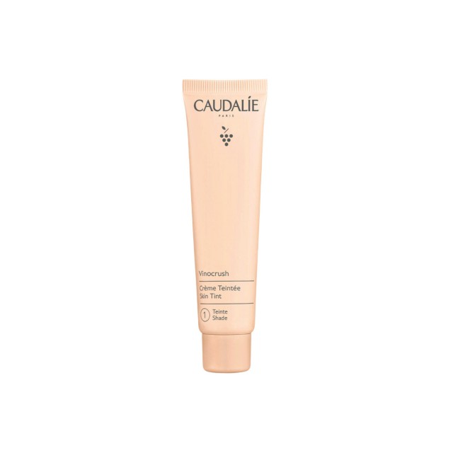 Caudalie Vinocrush Skin Tint Shade 1 Κρέμα Προσώπου Ημέρας με Χρώμα για Ενυδάτωση & Ατέλειες με Υαλουρονικό Οξύ & Πρεβιοτικά 30ml