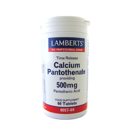 Lamberts Calcium Pantothenate 500mg (B5) 60 Ταμπλέτες