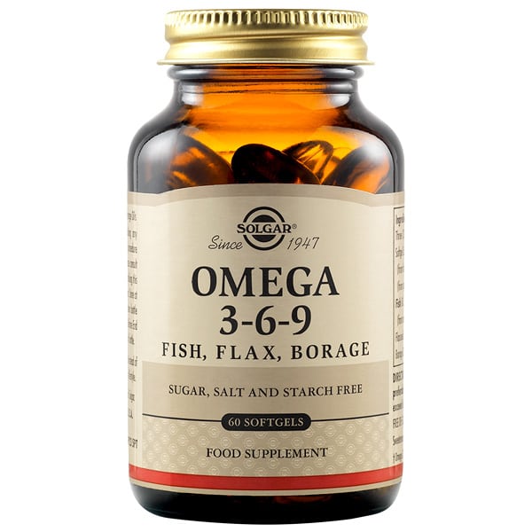 Solgar Omega 3-6-9 Λιπαρά Οξέα 60softgels