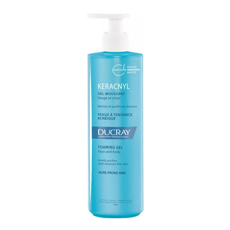 Ducray Gel κατά της Ακμής Keracnyl για Λιπαρές Επιδερμίδες 400ml