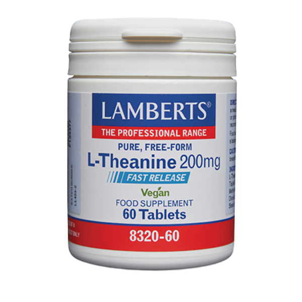 Lamberts L-Theanine 200mg Θειανίνη 60tabs