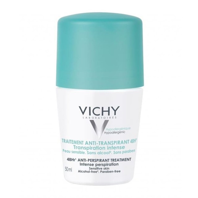 Vichy Deodorant 48h Intensive Anti-perspirant Roll-On Εντατική Αποσμητική Φροντίδα 50ml