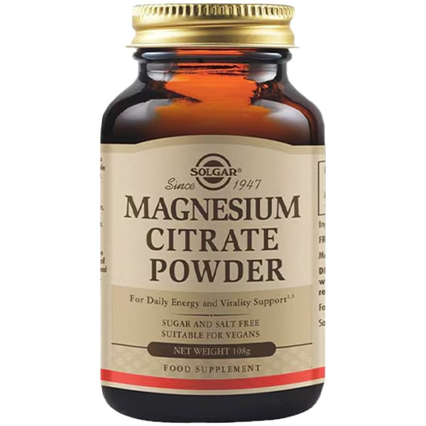 Solgar Magnesium Citrate Powder Μαγνήσιο σε σκόνη 108g