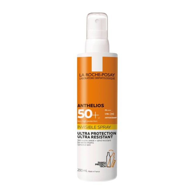 La Roche Posay Anthelios Invisible Αδιάβροχη Αντηλιακή Λοσιόν για το Σώμα SPF50 σε Spray 200ml