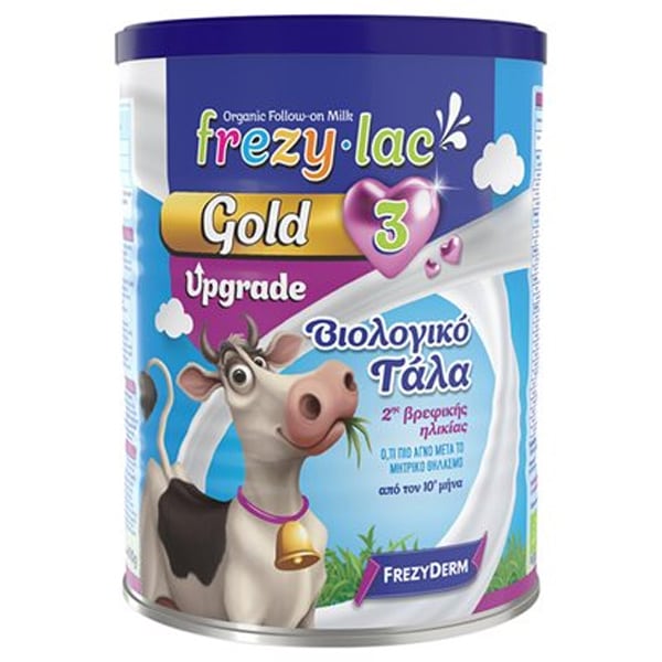FrezyDerm Frezylac Gold Upgrade 3 Βιολογικό Γάλα 2ης Βρεφικής Ηλικίας  900g