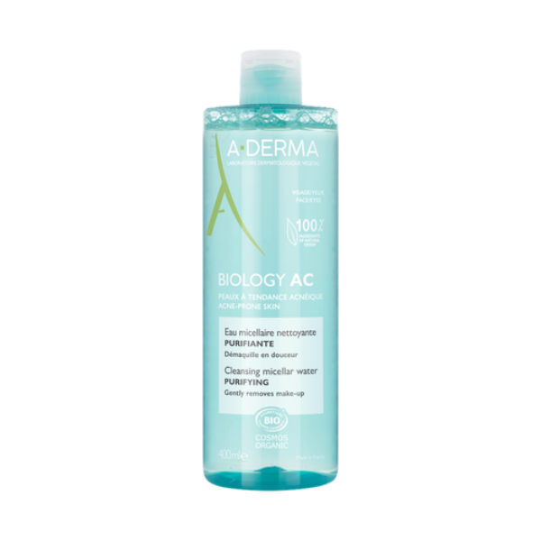 A-Derma Biology AC Νερό Καθαρισμού & Ντεμακιγιάζ με Μικύλλια  400ml