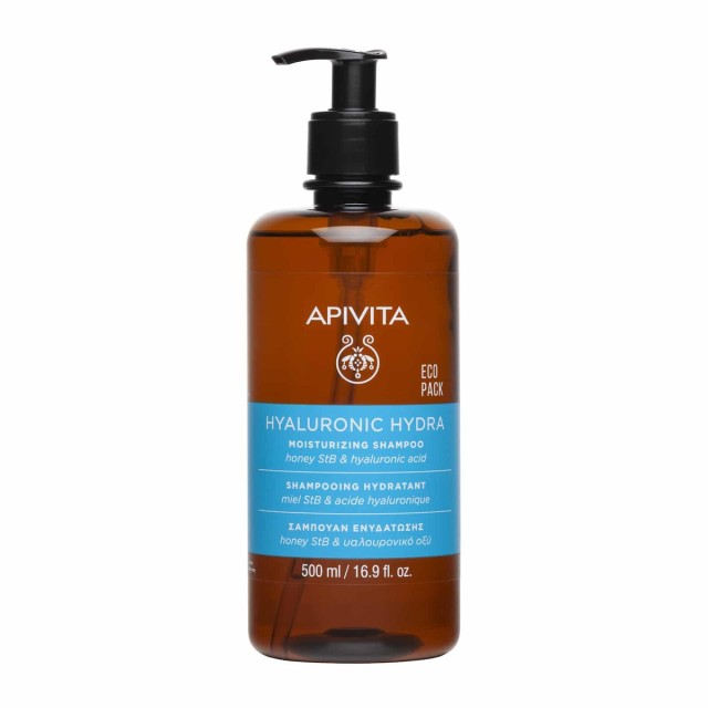 Apivita Hyaluronic Hydra Σαμπουάν Ενυδάτωσης 500ml
