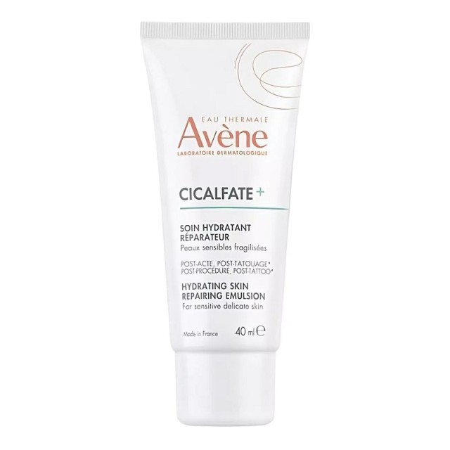 Avene Cicalfate+ Hydrating Skin Repairing Emulsion Ενυδατική Κρέμα Ανάπλασης Σώματος για Ξηρές Επιδερμίδες 40ml