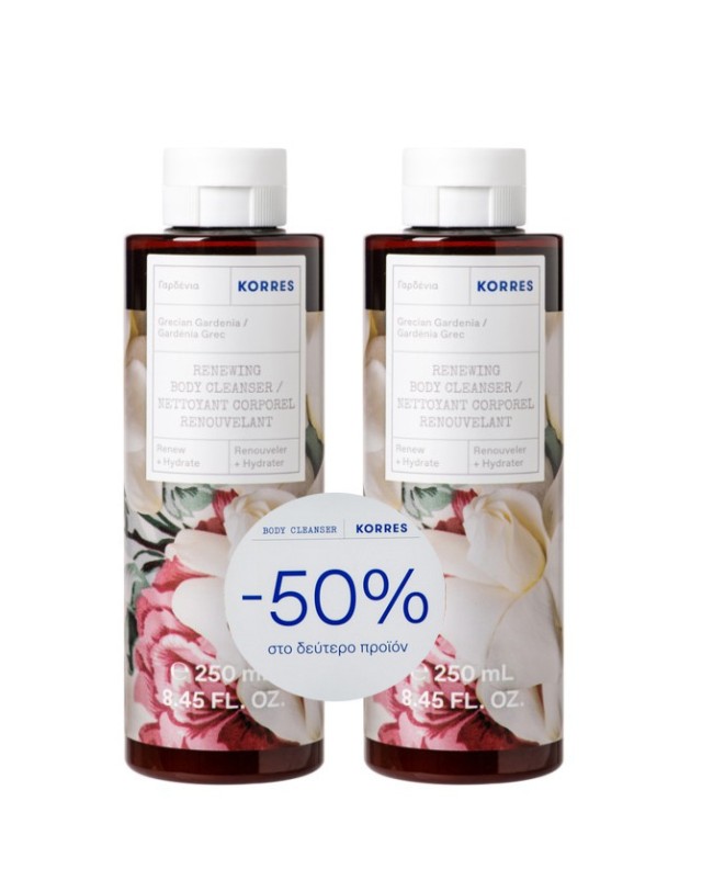 Korres Γαρδένια Αφρόλουτρο σε Gel (2x250ml) 500ml