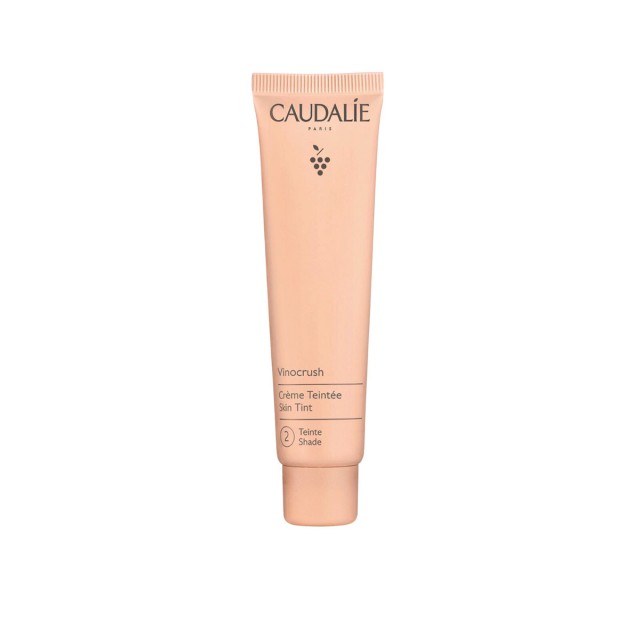 Caudalie Vinocrush Skin Tint Shade 2 Κρέμα Προσώπου με Χρώμα για Ενυδάτωση & Ατέλειες με Υαλουρονικό Οξύ & Πρεβιοτικά 30ml