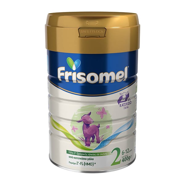 Frisomel 2 Goat Κατσικίσιο Γάλα σε Σκόνη 2ης Βρεφικής Ηλικίας από τον 6ο Μέχρι τον 12ο Μήνα 400gr