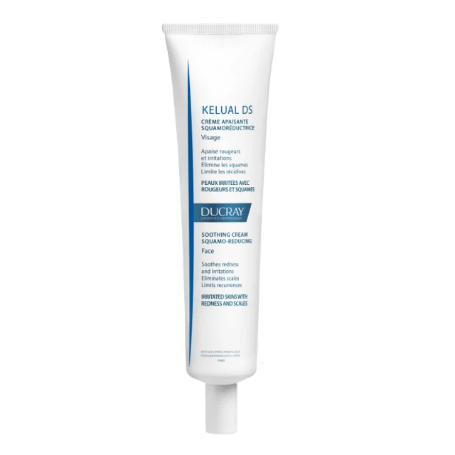 Ducray Kelual DS 24ωρη Ενυδατική Κρέμα Προσώπου για Ευαίσθητες Επιδερμίδες κατά της Ερυθρότητας 40ml